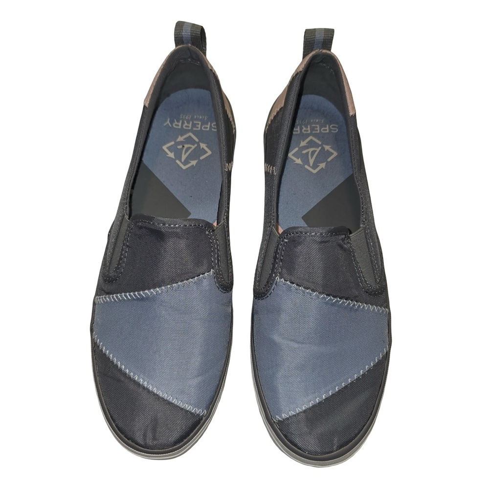 Sperry Patchwork Slip-On Sneakers Women Size‎ 8 Canvas Casual Shoes